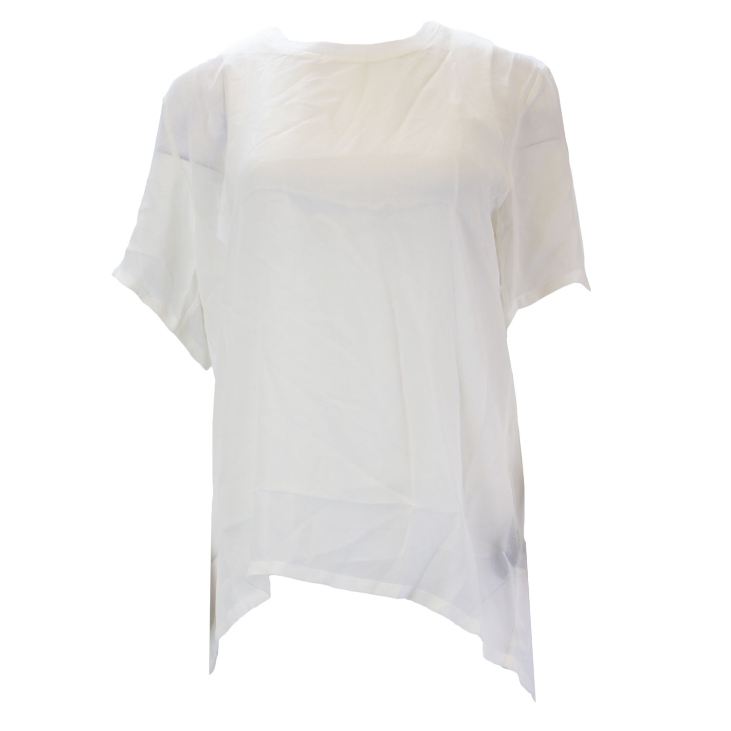 white sheer t shirt