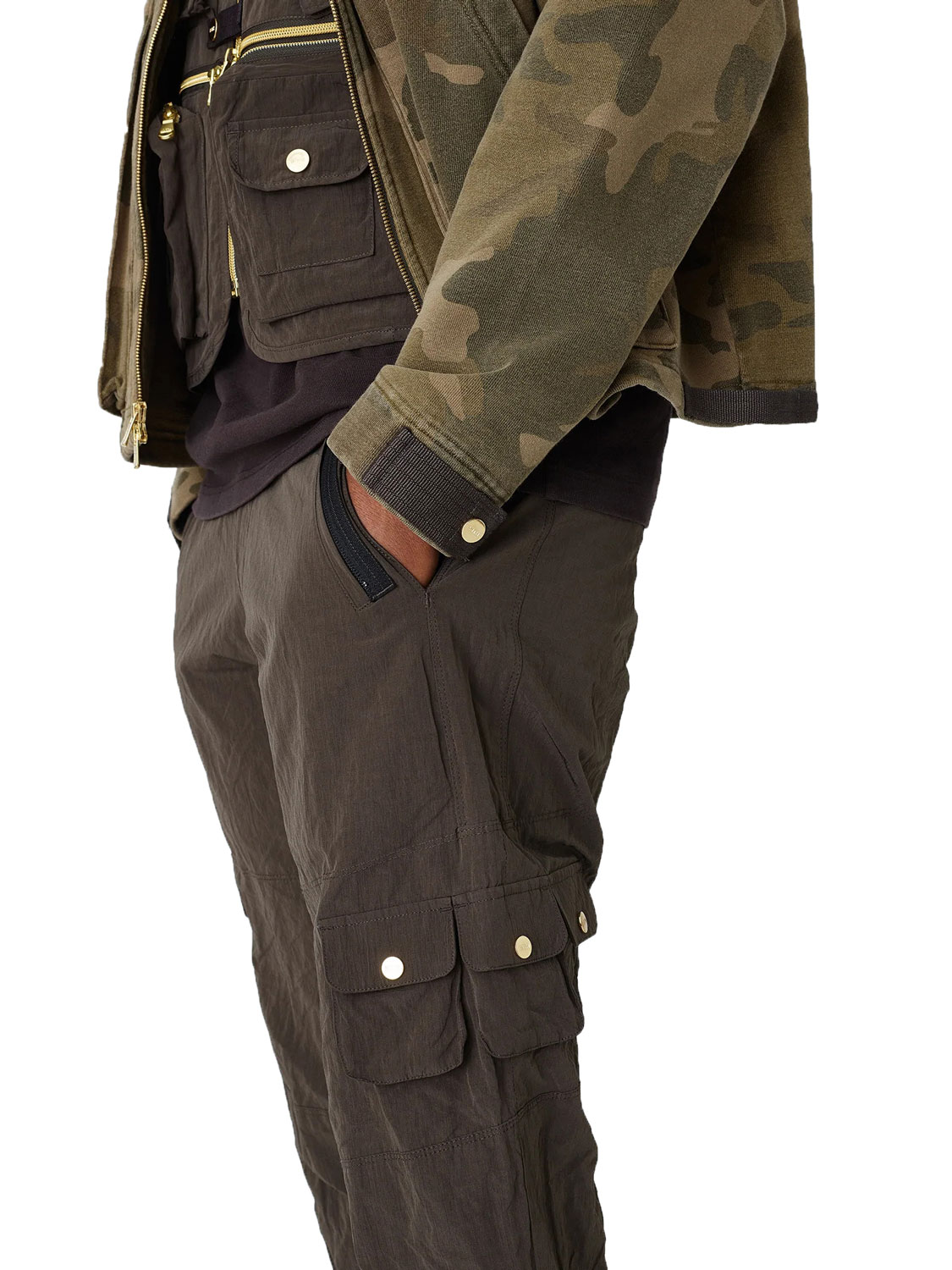 【HI FI FNK】Square Nylon Pants Hi-Vis Rain Pants - Black Bottoms | Ergodyne