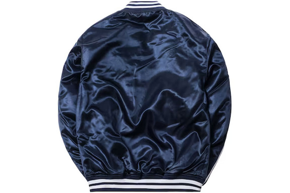 高速 割引 平日 KITH X Jacket Satin Classic Navy Men's NESS & MITCHELL ジャケット・アウター